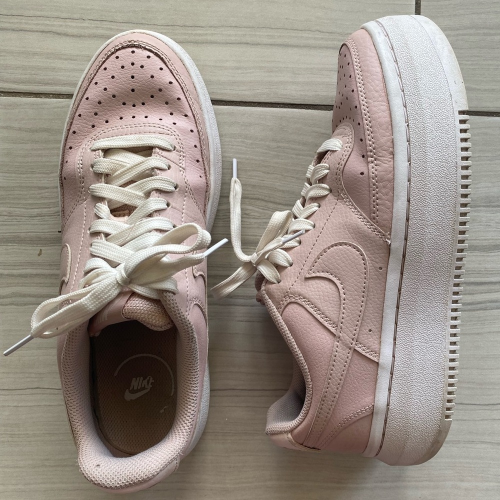 Pink Nike Court Vision Platform Sneakers💕